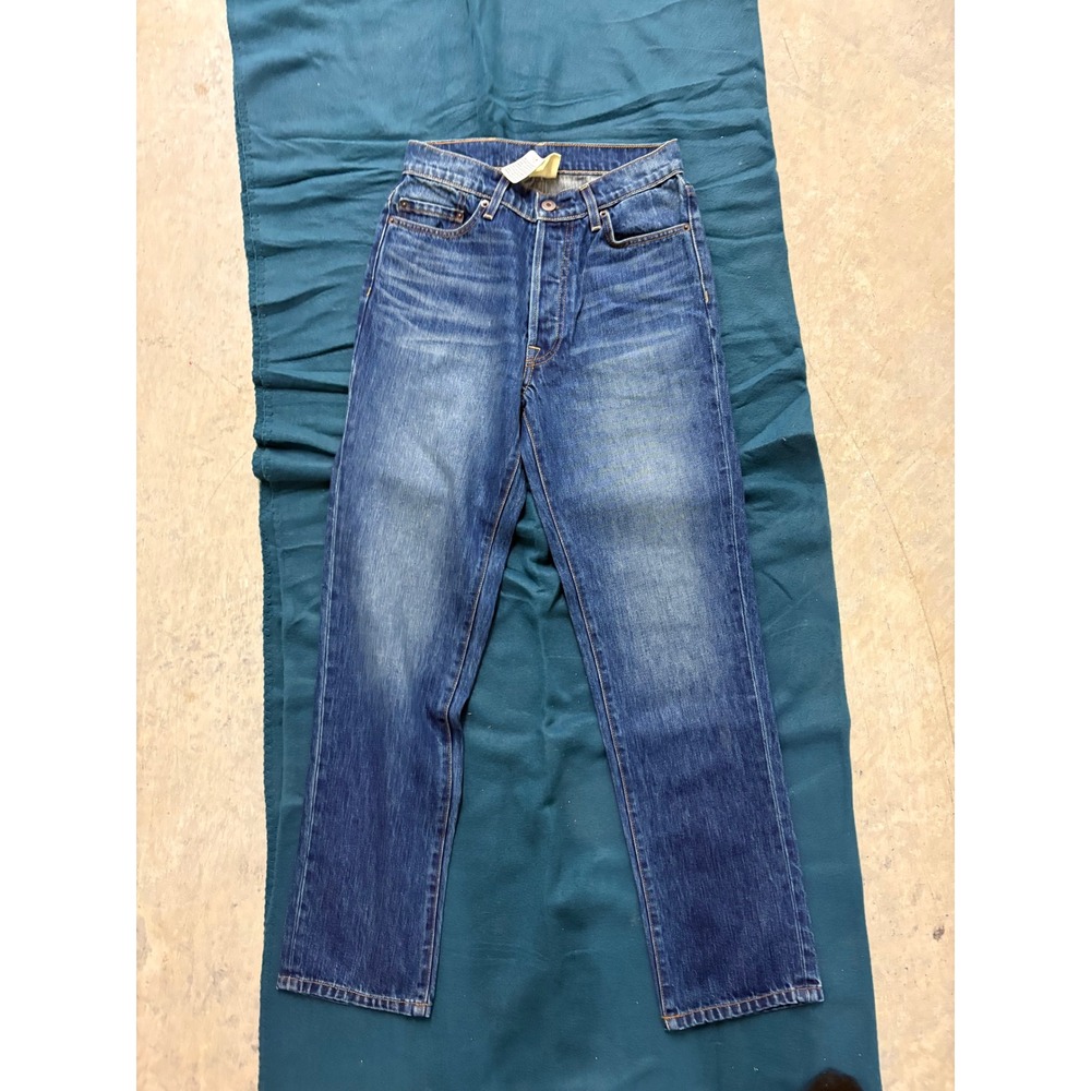 NSF Denim California Straight Leg Jeans Medium‎ Wash Blue High Rise Size 24